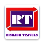 rishabh travels android application logo